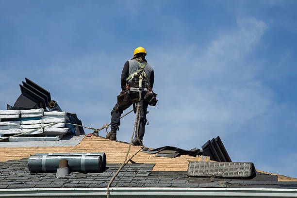 Professional Roofing technician working in Woolford, MD